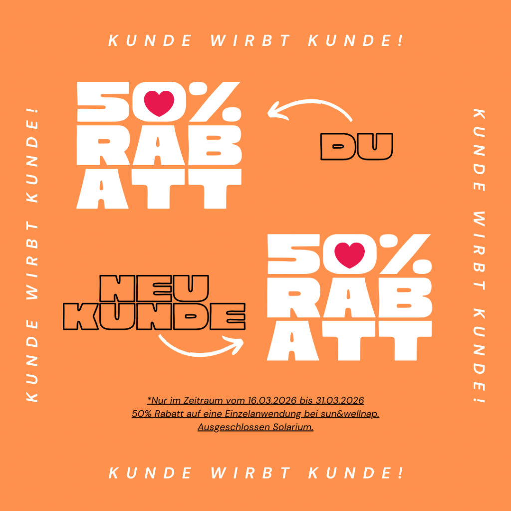 Kunden werben Kunden 50% Kunden werben Kunden